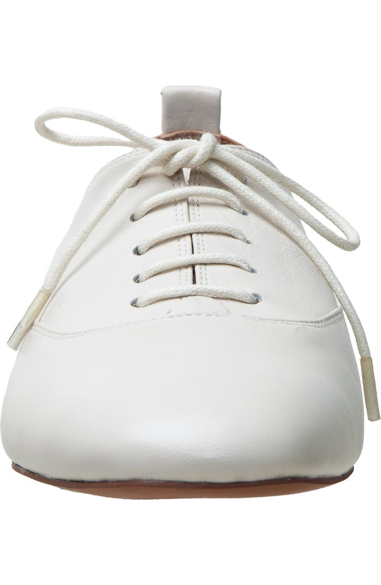 Linea Paolo Mirna Oxford Flat, Alternate, color, Ivory