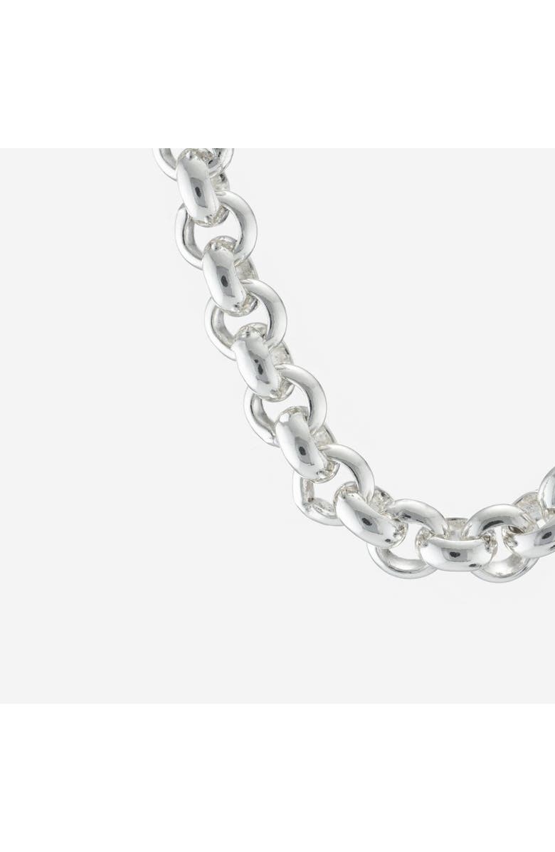 7879 Wide Round Belcher Chain Necklace, Alternate, color, Silver