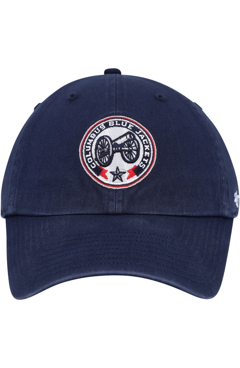 '47 Men's '47 Navy Columbus Blue Jackets Alternate Clean Up Adjustable Hat, Alternate, color, 
