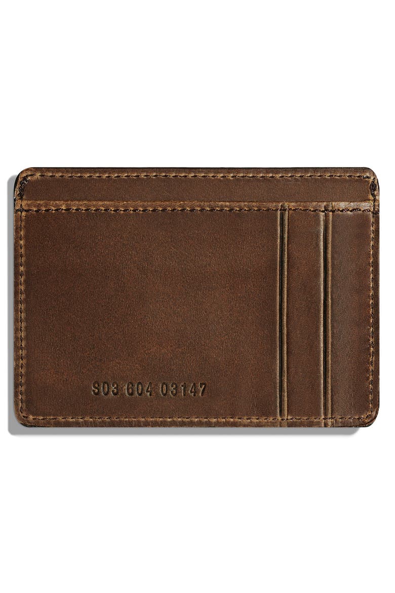 Leather Card Case, Alternate, color, MEDIUM BROWN