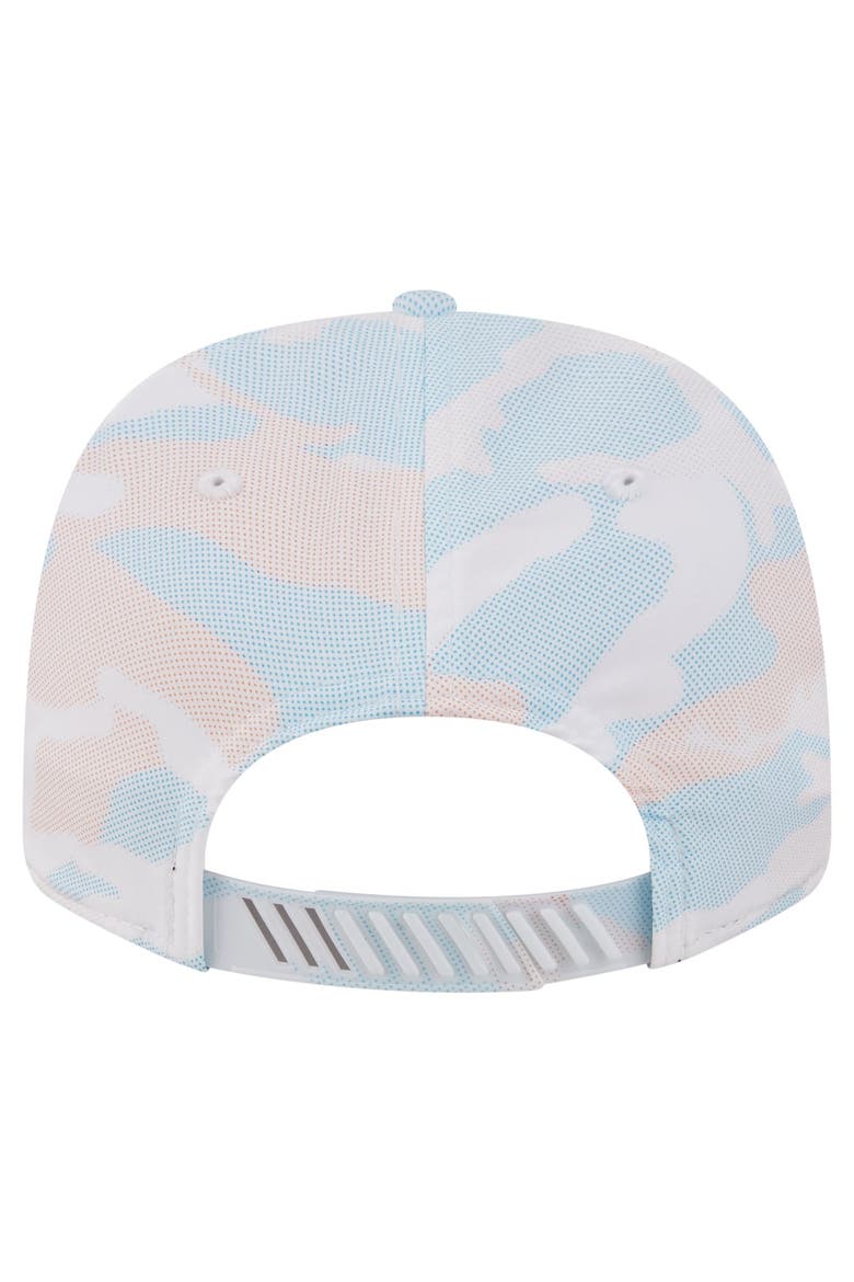 Men's New Era  White Miami Dolphins Camo Rope 9SEVENTY Adjustable Hat, Alternate, color, White