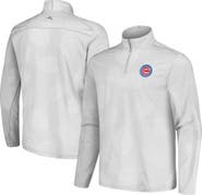 Tommy Bahama Men's Tommy Bahama Gray Chicago Cubs Delray Frond IslandZone Half-Zip Jacket