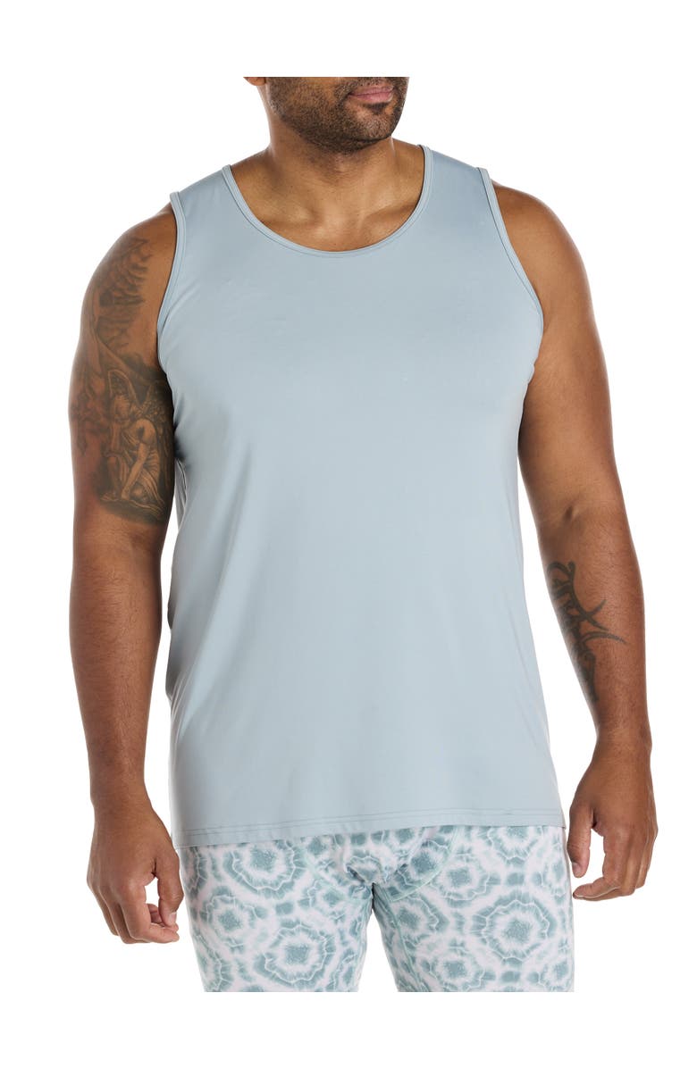 Harbor Bay by DXL Big & Tall Cooling Performance Stretch Tank, Main, color, Arona