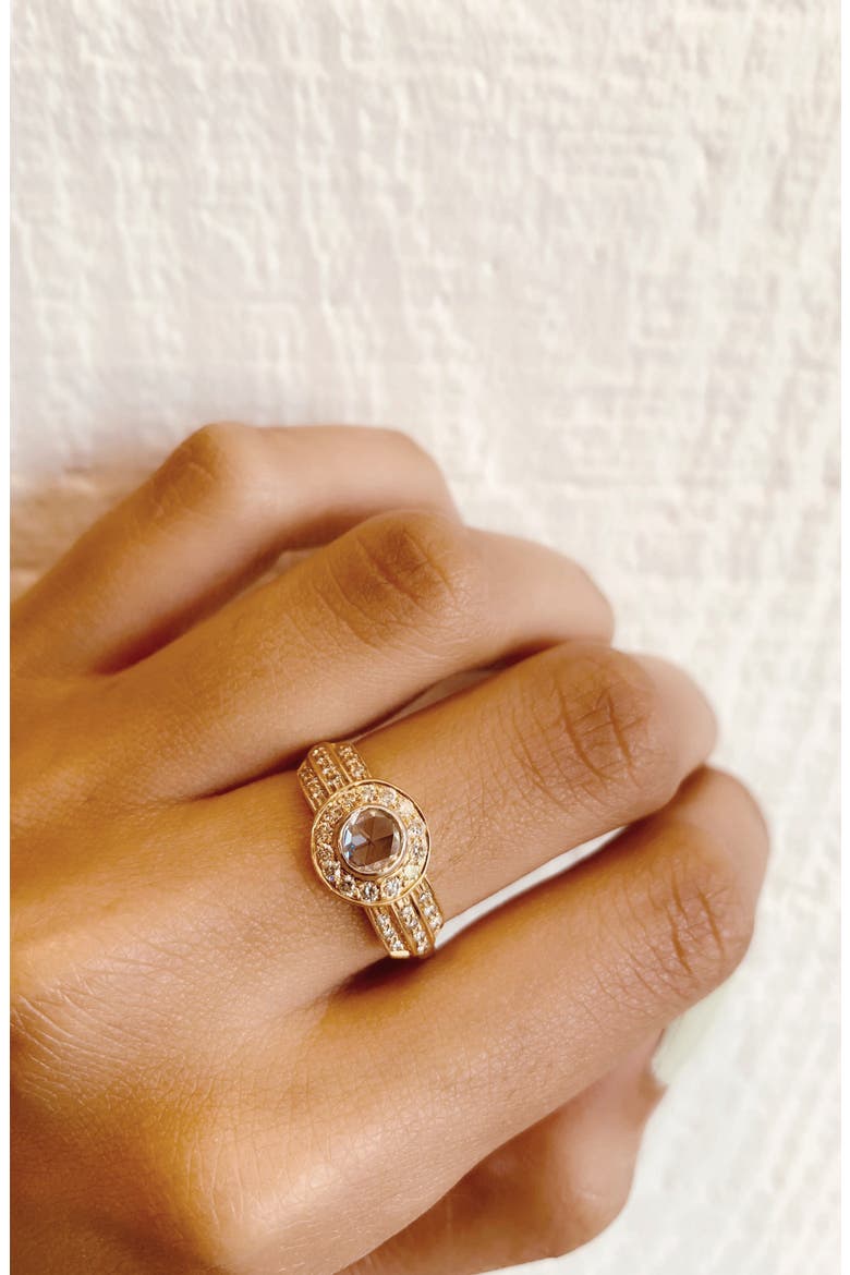Mira Diamond Ring, Alternate, color, YELLOW WHITE GOLD/ DIAMOND