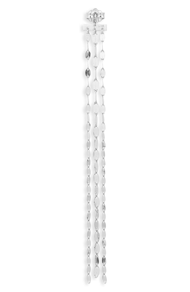 LANA 3-Strand Earring Back, Main, color, White Gold