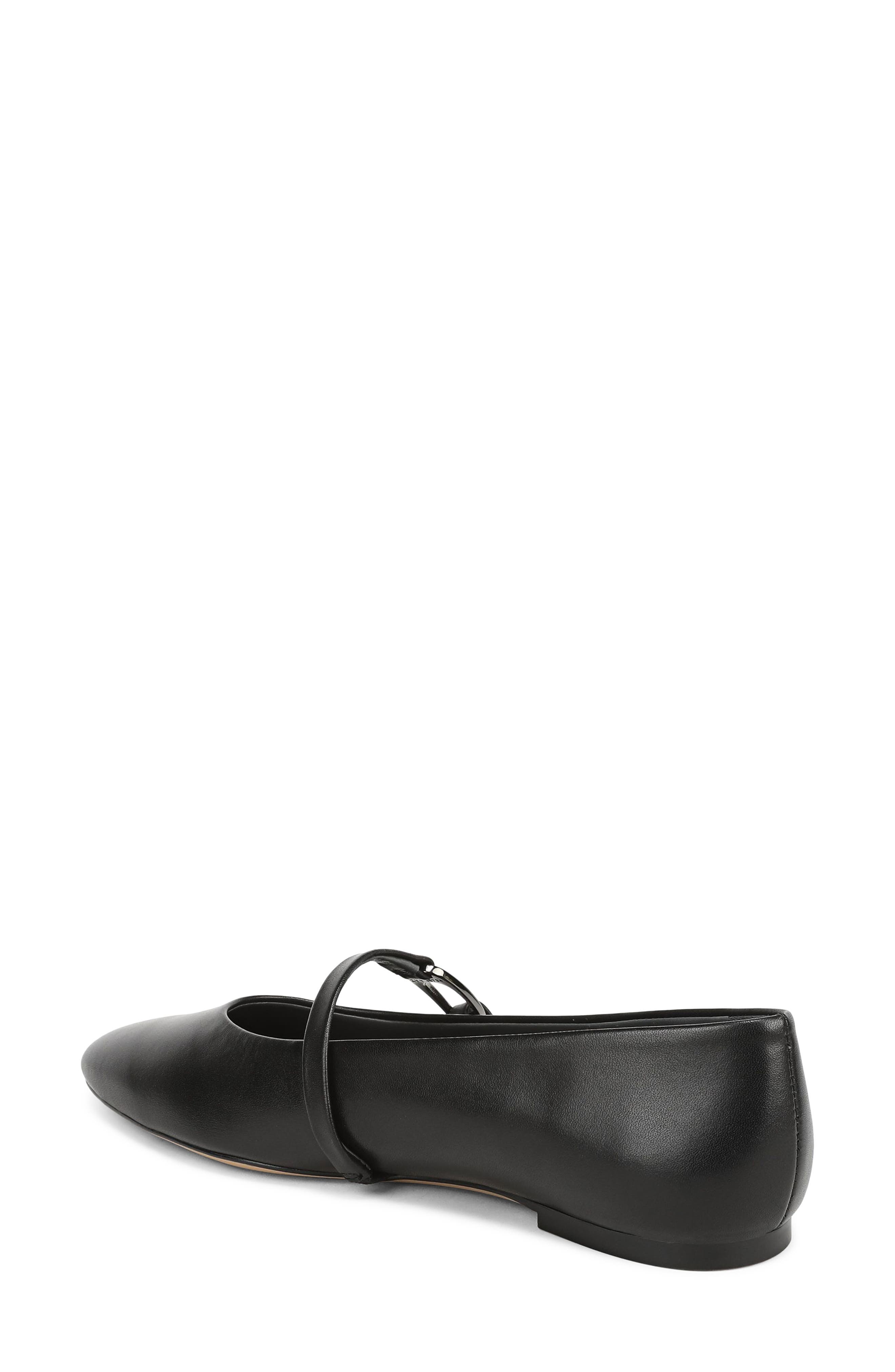 Rubina Flat, Alternate, color, BLACK LEATHER