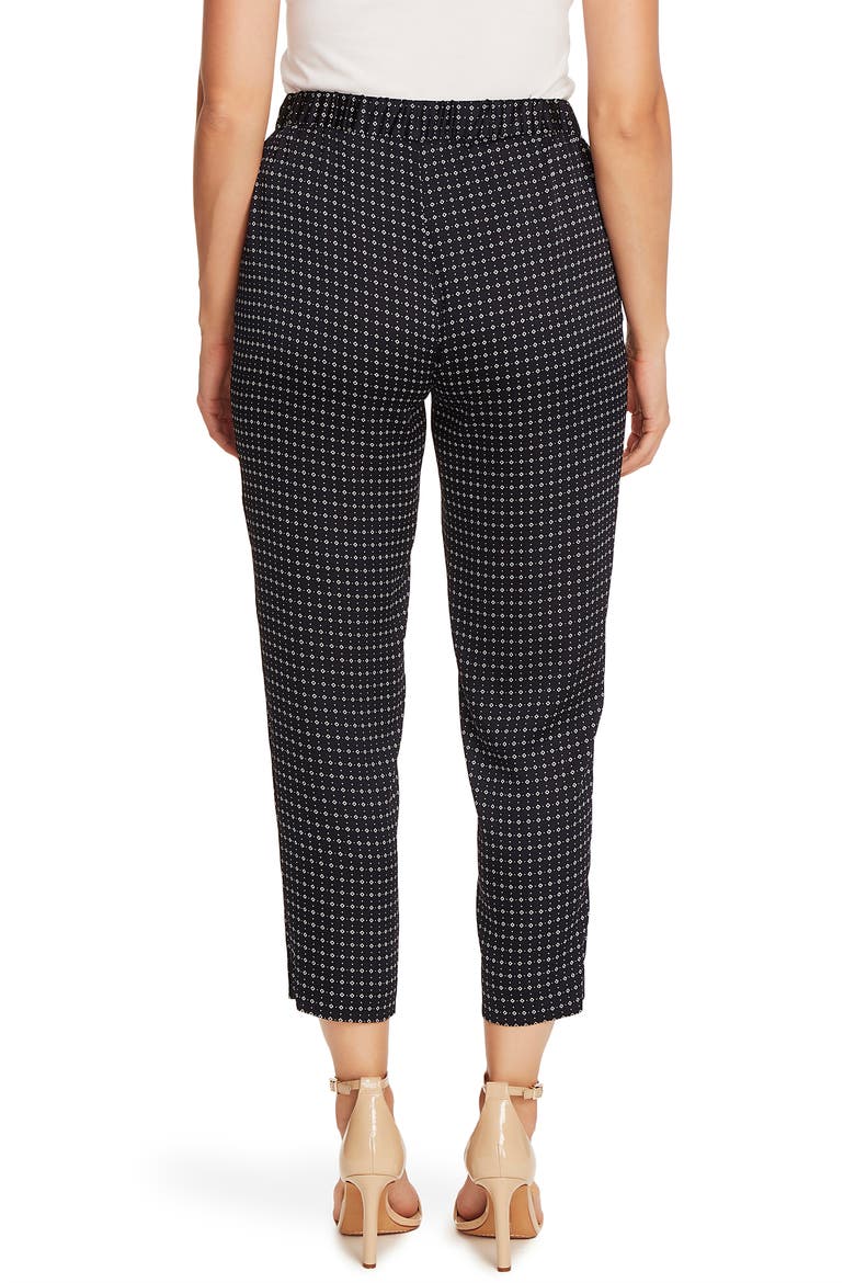 Geo Slim Leg Pull-On Pants, Alternate, color, NIGHT NAVY
