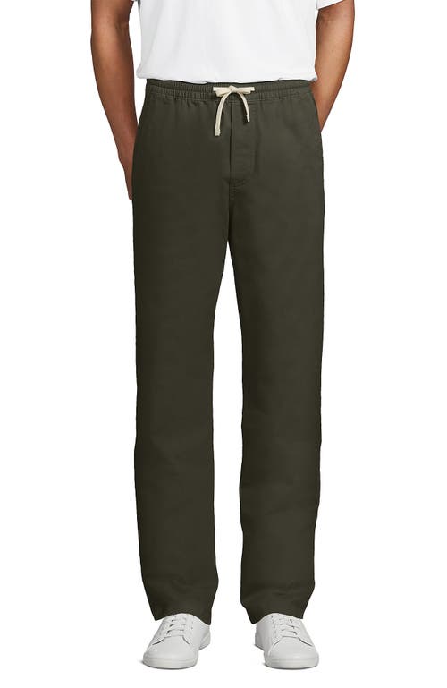 Lands' End Knockabout Relaxed Deck Pants In Green