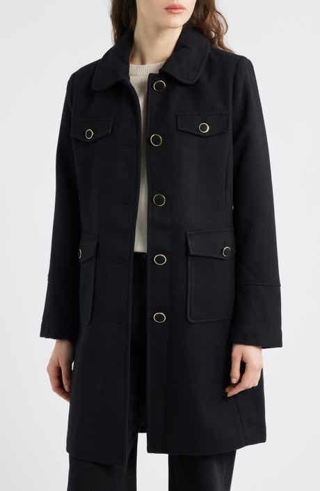 CeCe Longline Canvas Coat