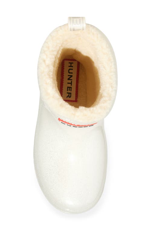 Hunter Kids' Gracey Insulated Waterproof Rain Boot In Silver