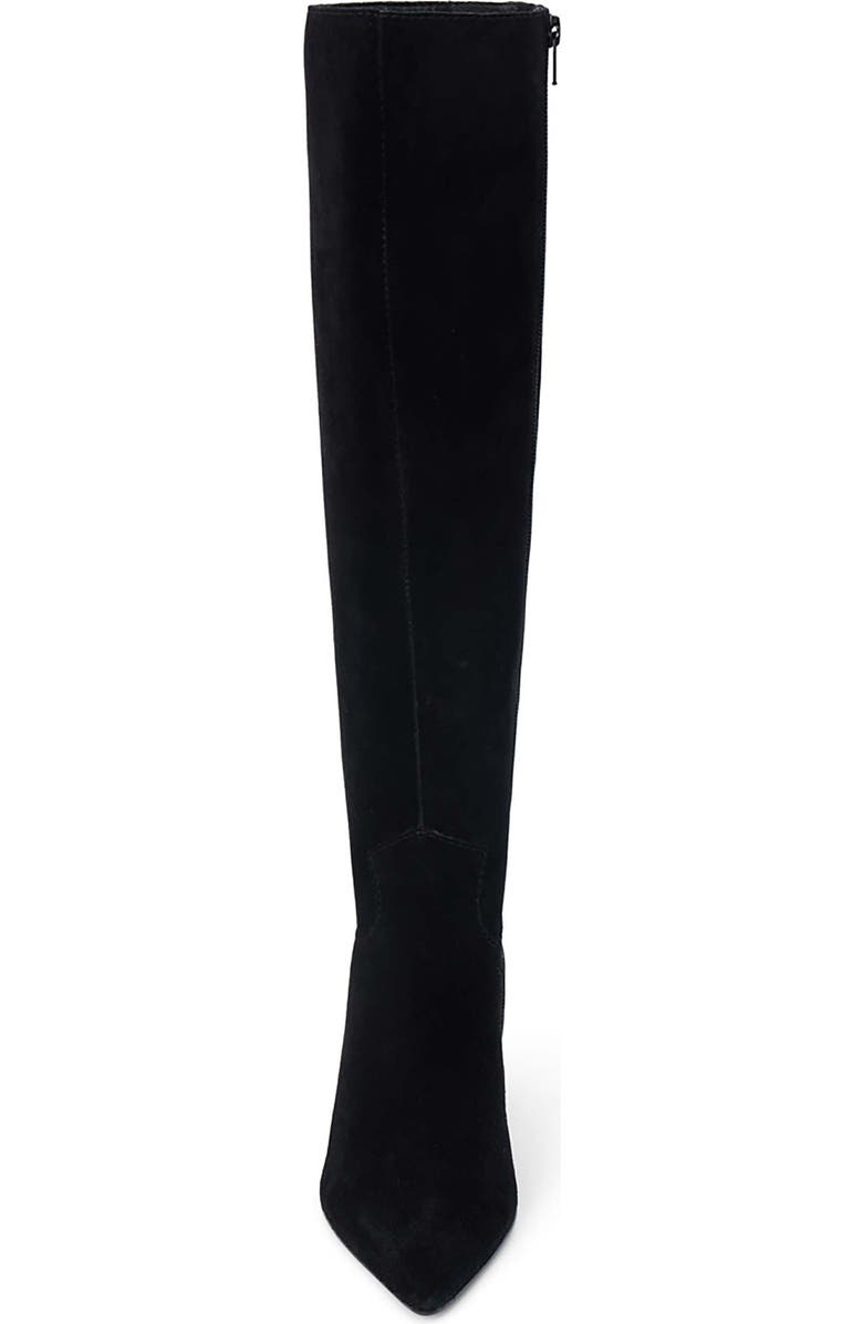 Matisse Elevate Pointed Toe Knee High Kitten Heel Boot, Alternate, color, Black