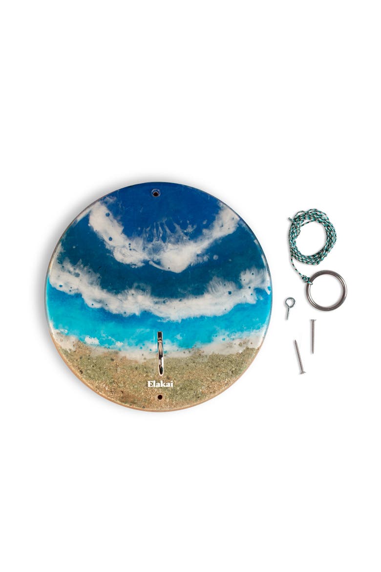 The Beach Epoxy Resin Wayfarer Art Hook Ring Game, Alternate, color, Beach Blue