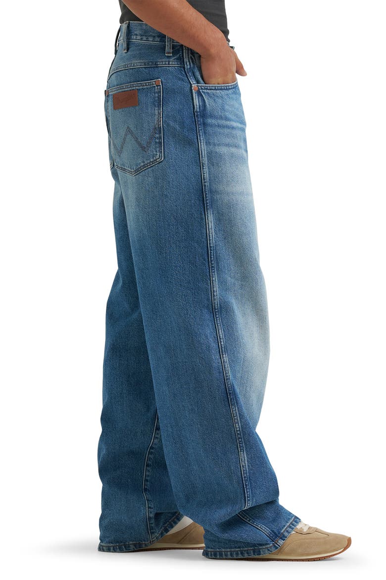 Western Relaxed Straight Leg Jeans, Alternate, color, VINTAGE WORN
