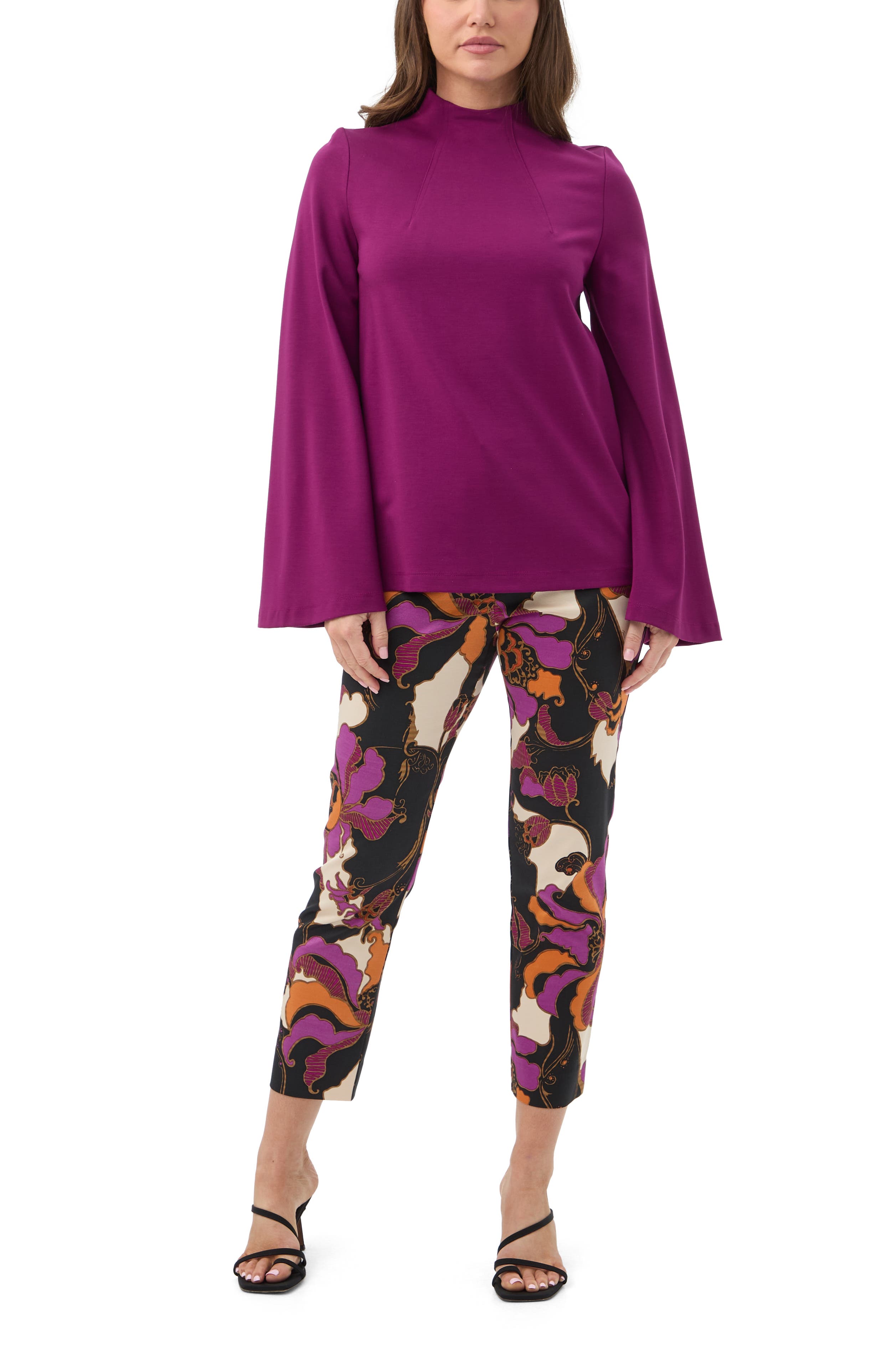 Duma High Neck Ponte Top - image 4