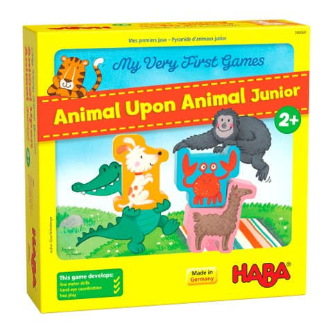 My Very First Games - Animal Upon Animal Junior Toddler Stacking Game for Preschool Learning Activities & Fun Family Games for Ages 2+