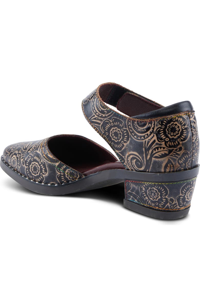 L'Artiste by Spring Step Jazzberry Ankle Strap Pump, Alternate, color, Black Multi