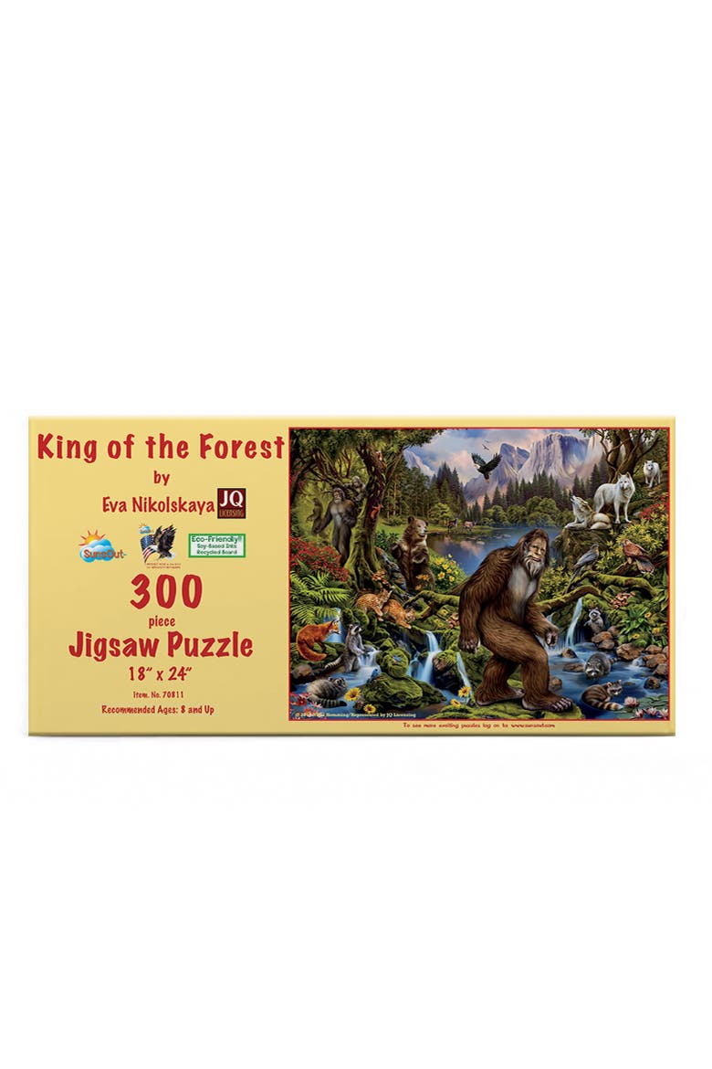 King of the Forest 300 piece Jigsaw Puzzle for Adults, Alternate, color, Multicolor