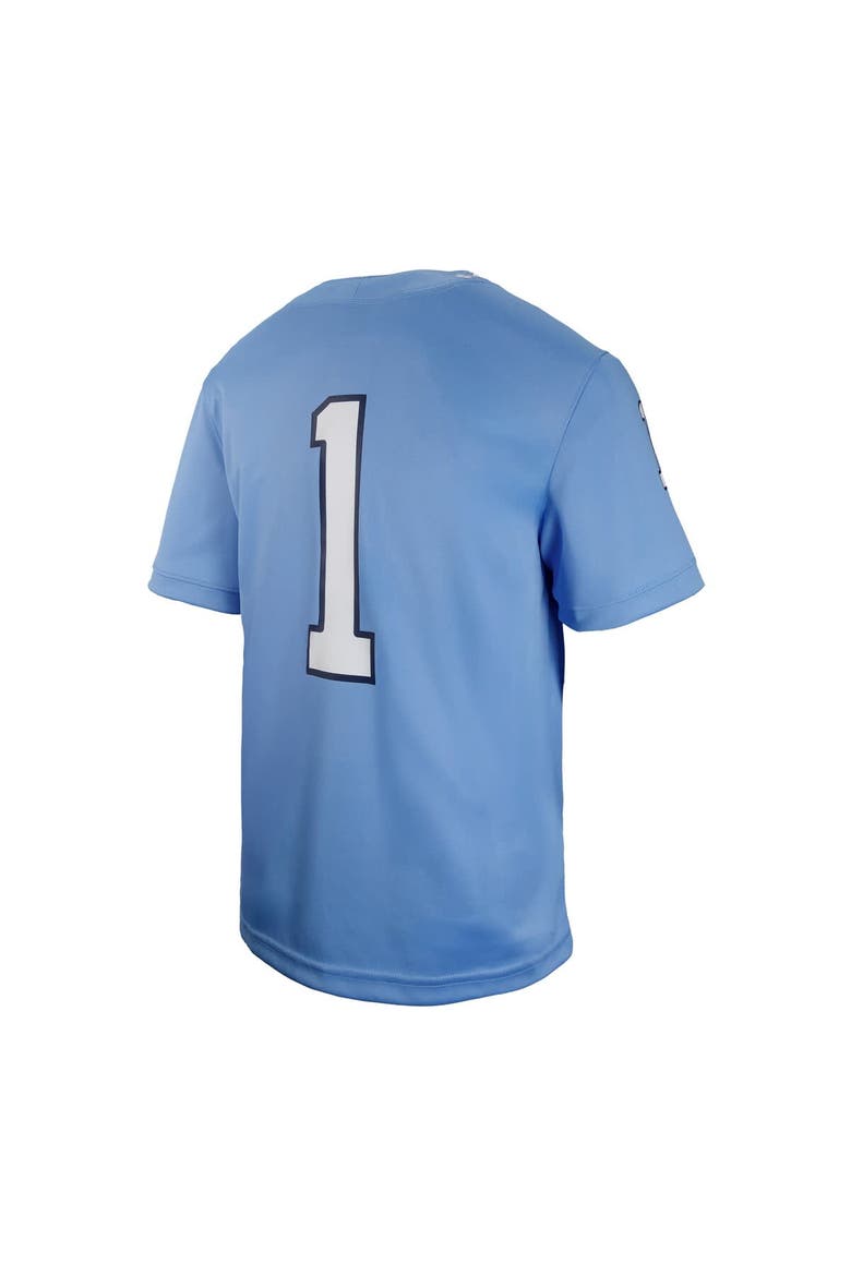 Toddler Jordan Brand #1 Light Blue North Carolina Tar Heels  Untouchable Replica Game Jersey, Alternate, color, Light Blue