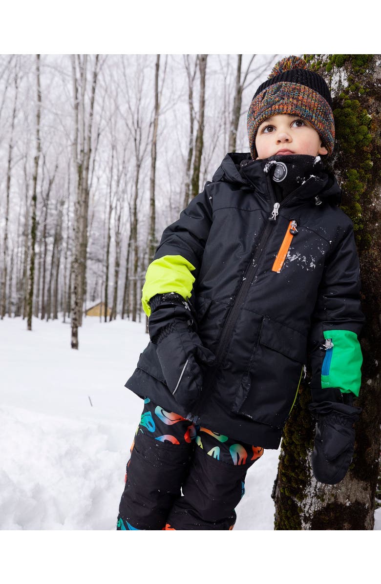 Deux par Deux Two-Piece Play Snowsuit Smiley Face, Alternate, color,