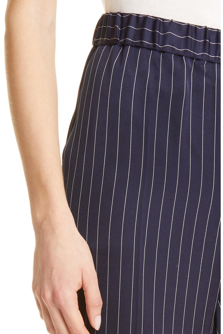 Tariyana Stripe Slim Fit Ankle Pants, Alternate, color, MIDNIGHT FANTASY