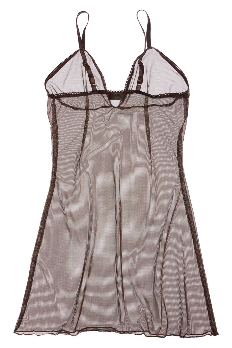 Ada Sheer Slip, Alternate, color, CHOCOLATE BROWN