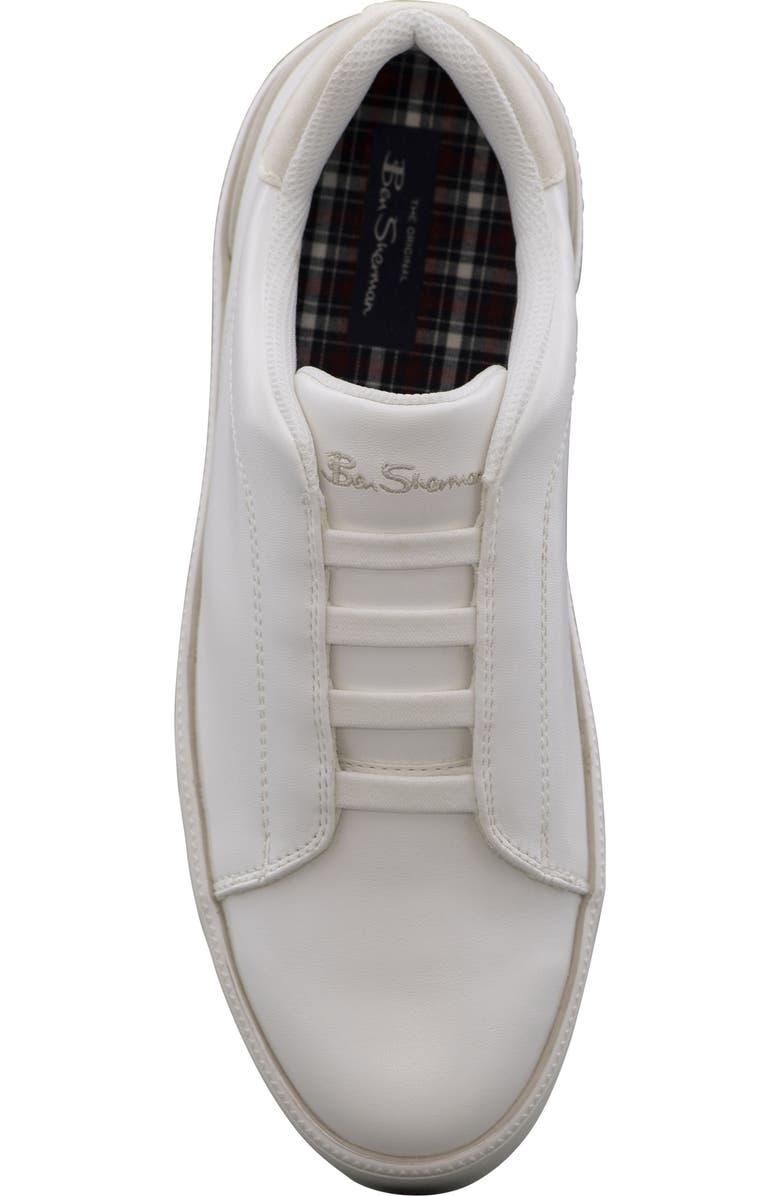 Ben Sherman Hammond Low Top Sneaker, Alternate, color, White/ Blanc De Blanc/ Glacier