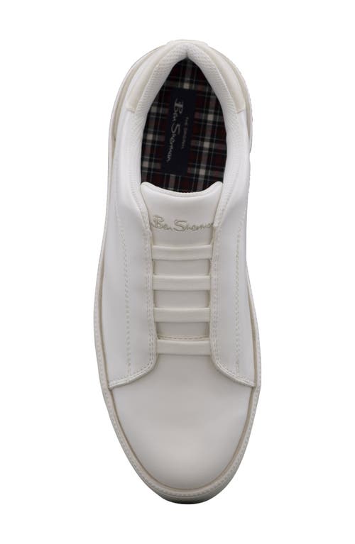 Ben Sherman Hammond Low Top Sneaker In White