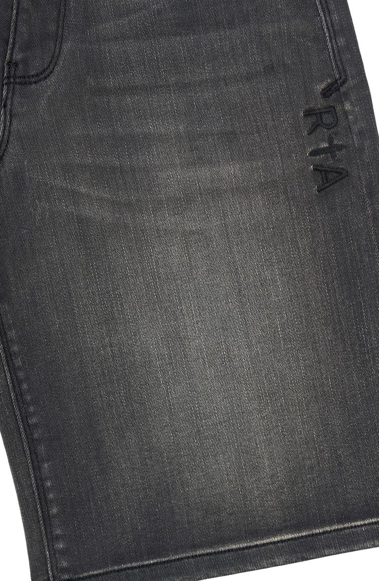 RtA Kids' Grove Bermuda Denim Shorts, Alternate, color, Midnight Ash