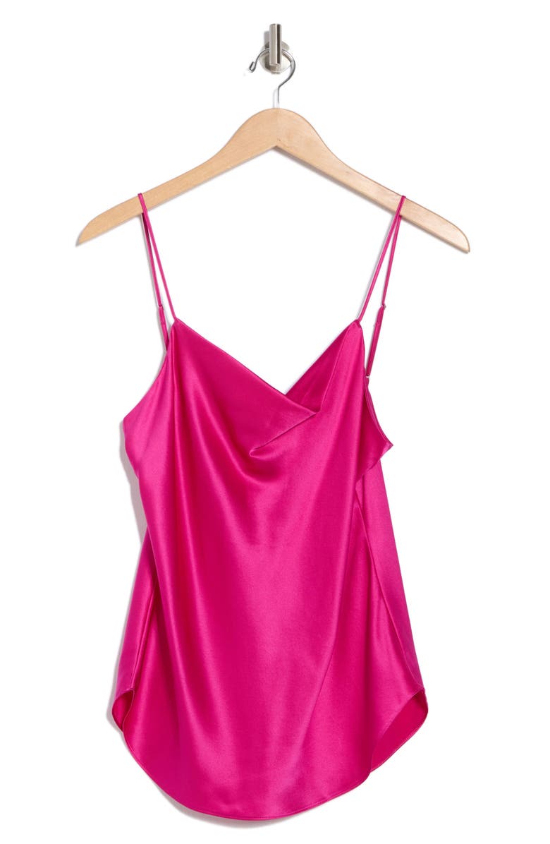 Cinq à Sept Marta Silk Camisole, Alternate, color, Plum Radish