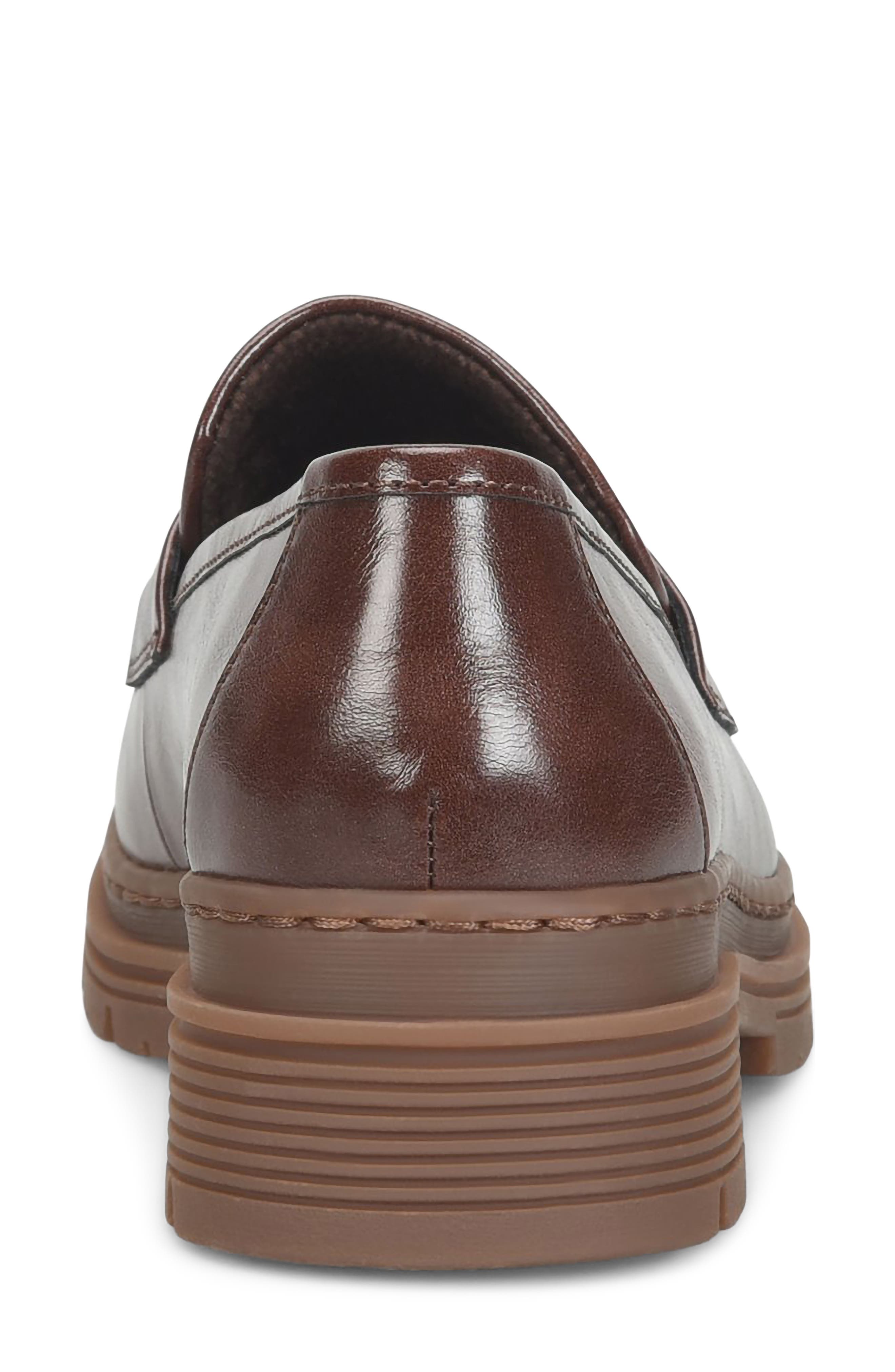 Landa Penny Loafer, Alternate, color, DARK BROWN