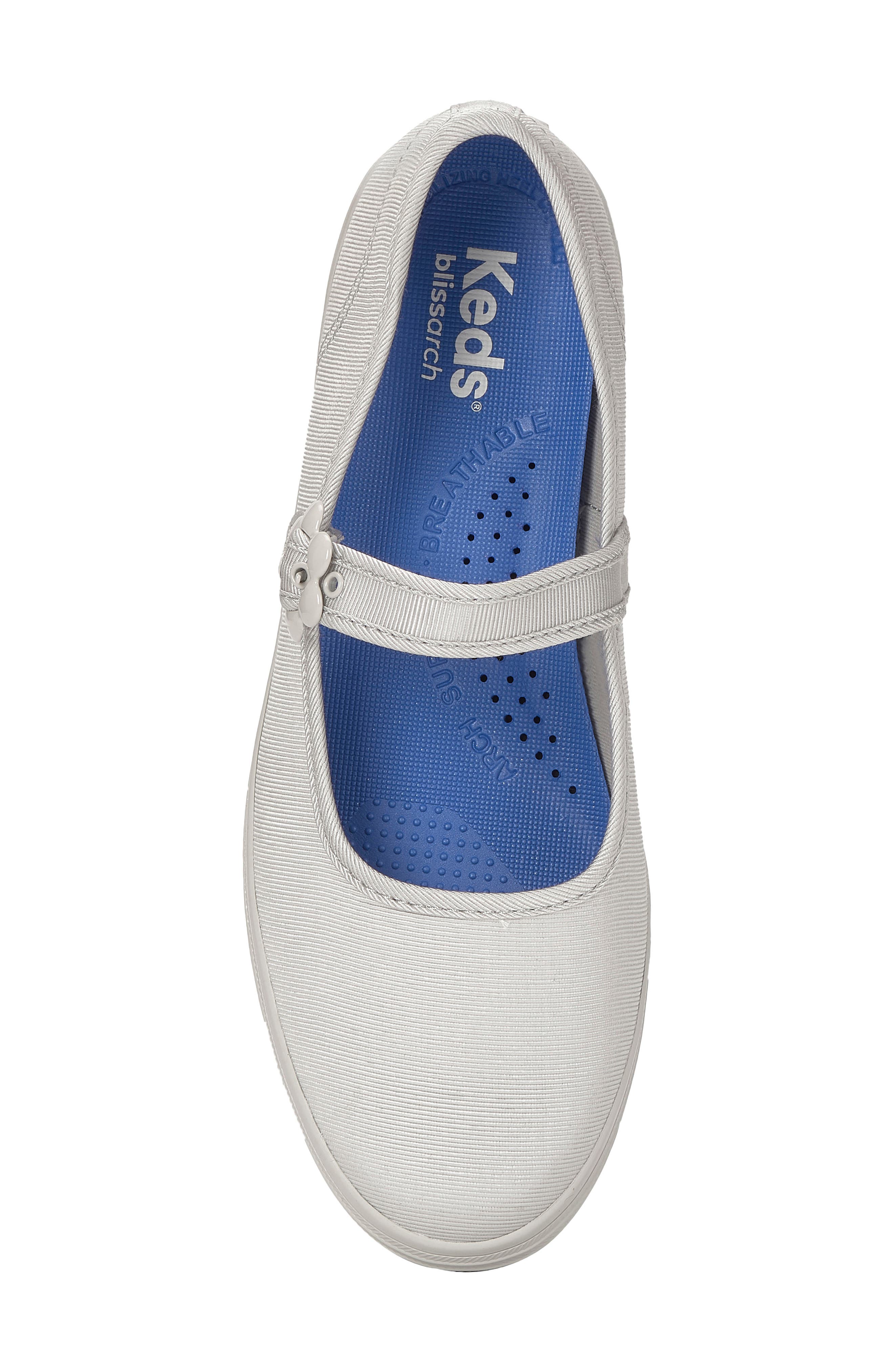 Maisie Mary Jane Sneaker, Alternate, color, LIGHT GREY