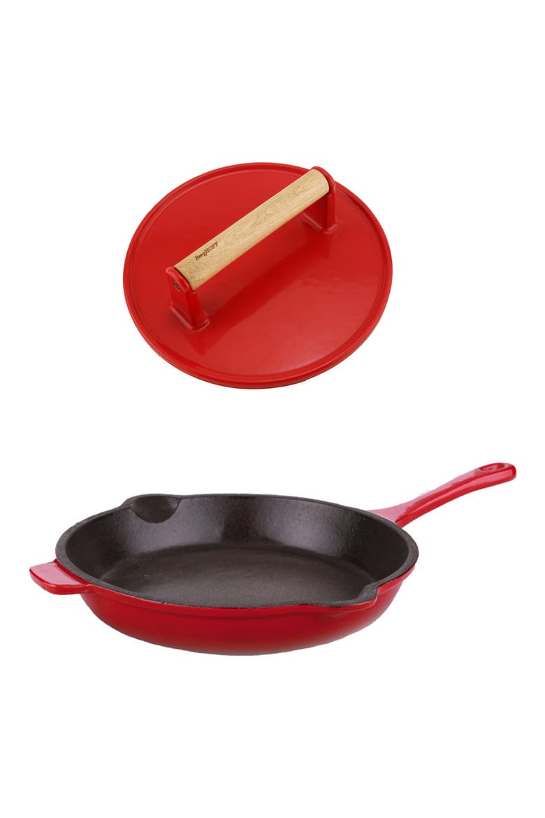 International 2pc Cast Iron Set, Main, color, RED