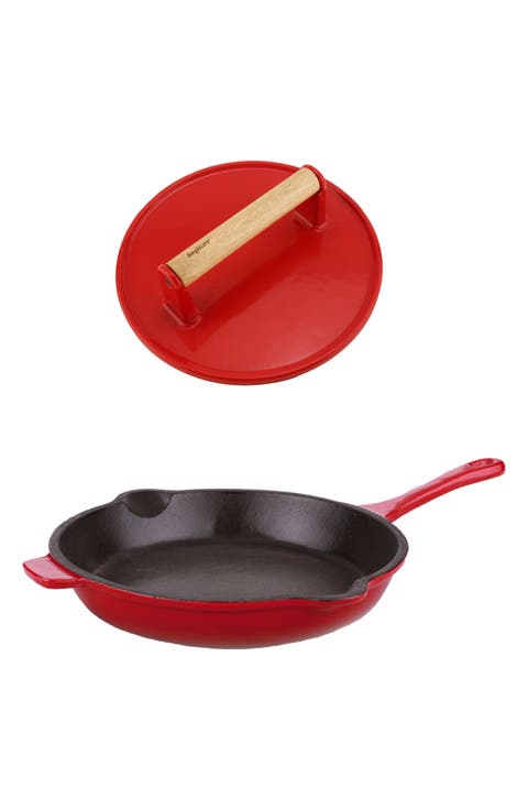 International 2pc Cast Iron Set