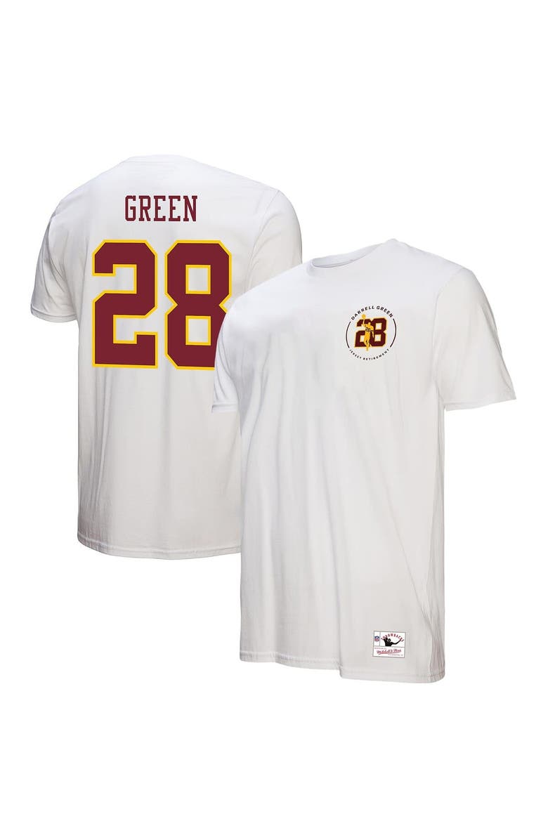 Mitchell & Ness Men's Mitchell & Ness Darrell Green White Washington Commanders Retired Player Name & Number T-Shirt, Main, color, White