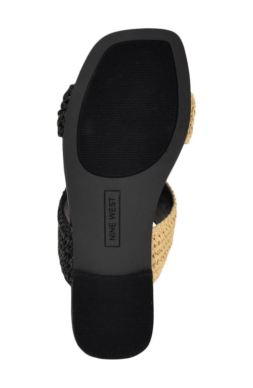 Nine West Quara Sandal Slides In Black