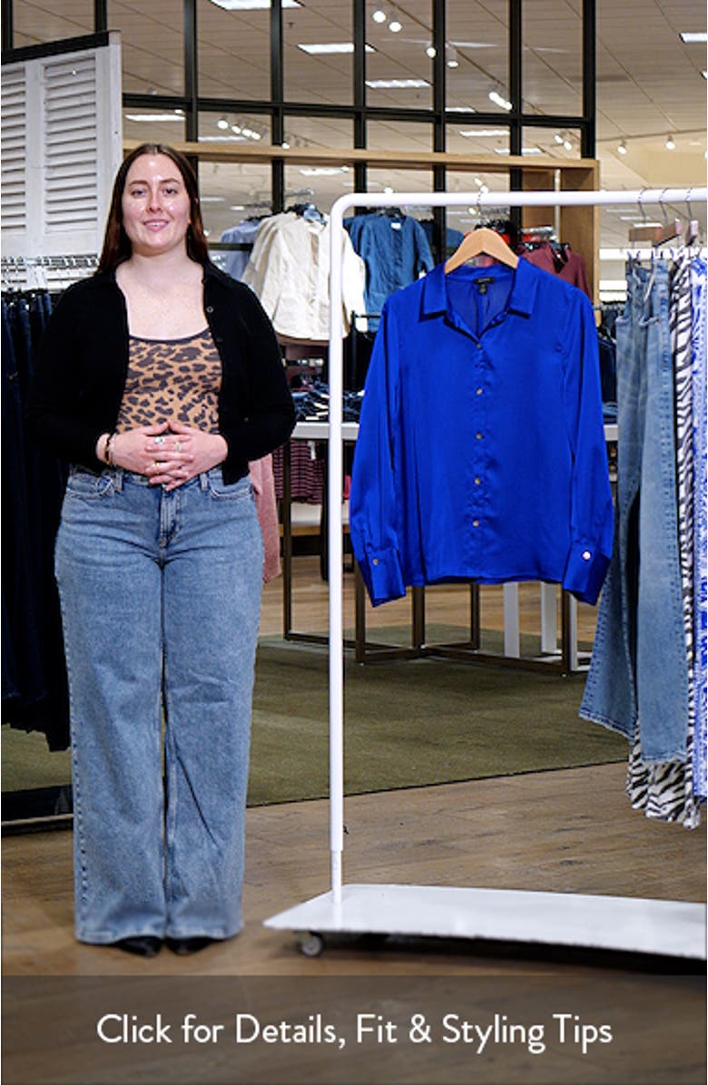 Charmeuse Button-Up Shirt, sales video thumbnail