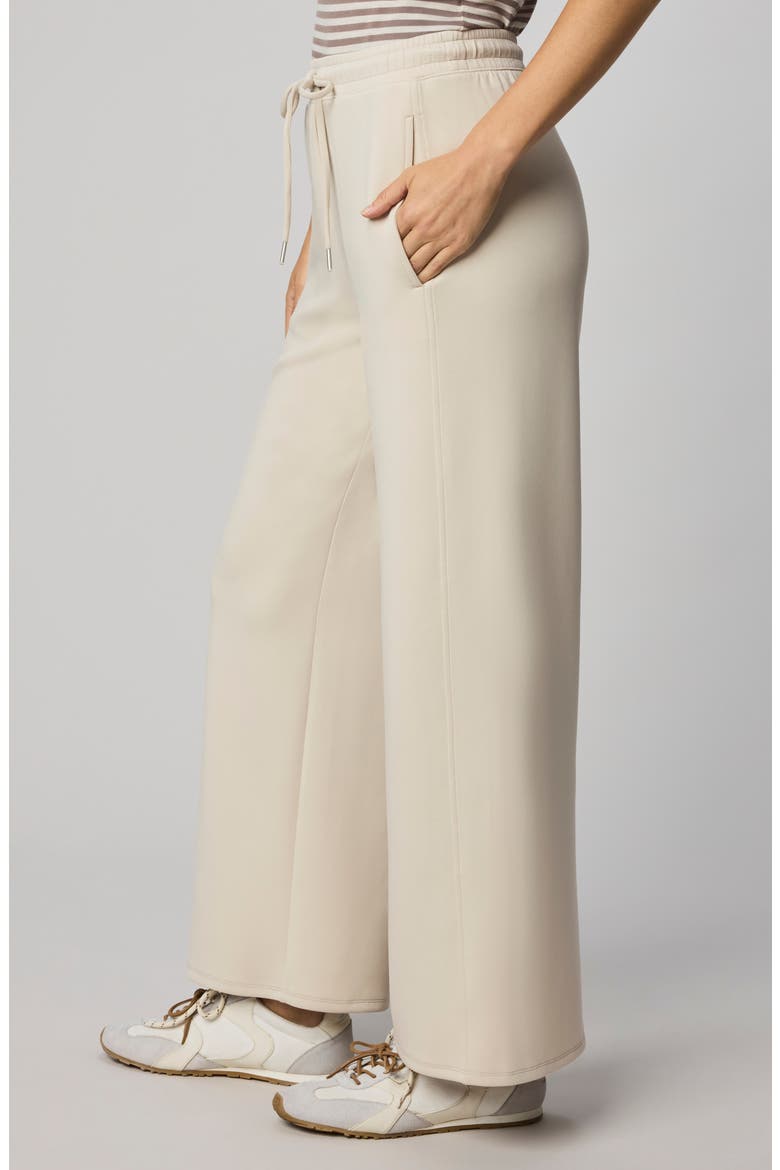 Scubasoft Wide Leg Drawstring Pants, Alternate, color, PALE OAK WHITE