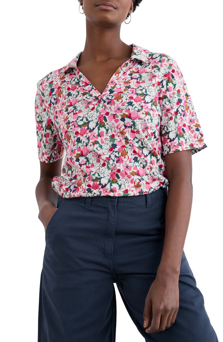 Seasalt Cornwall Misty Sky Organic Cotton Blend Shirt, Main, color, 