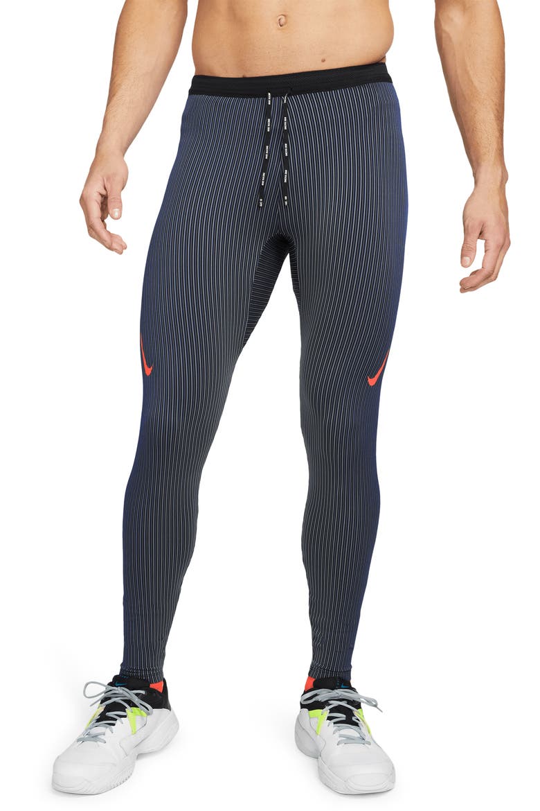 Dri-FIT ADV Aeroswift Racing Tights, Main, color, BLACK/ BLUE/ GREY/ CRIMSON