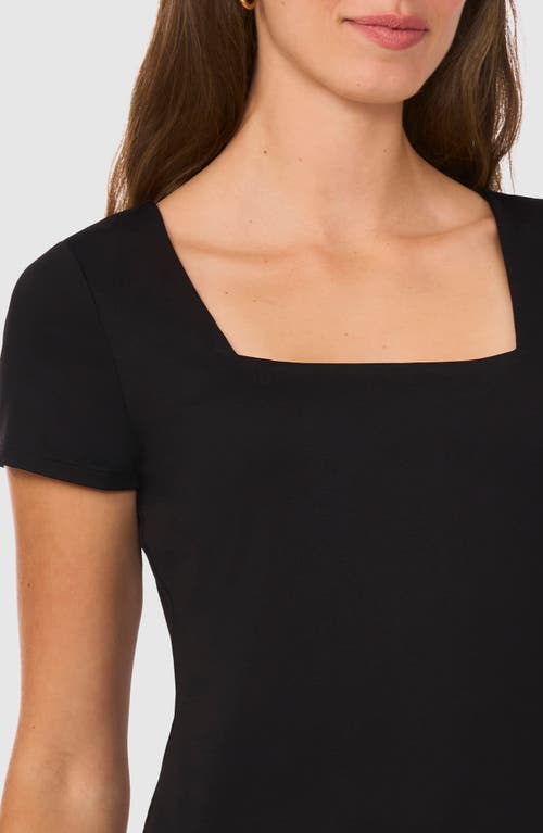 Halogen ® Square Neck Jersey Top In Black