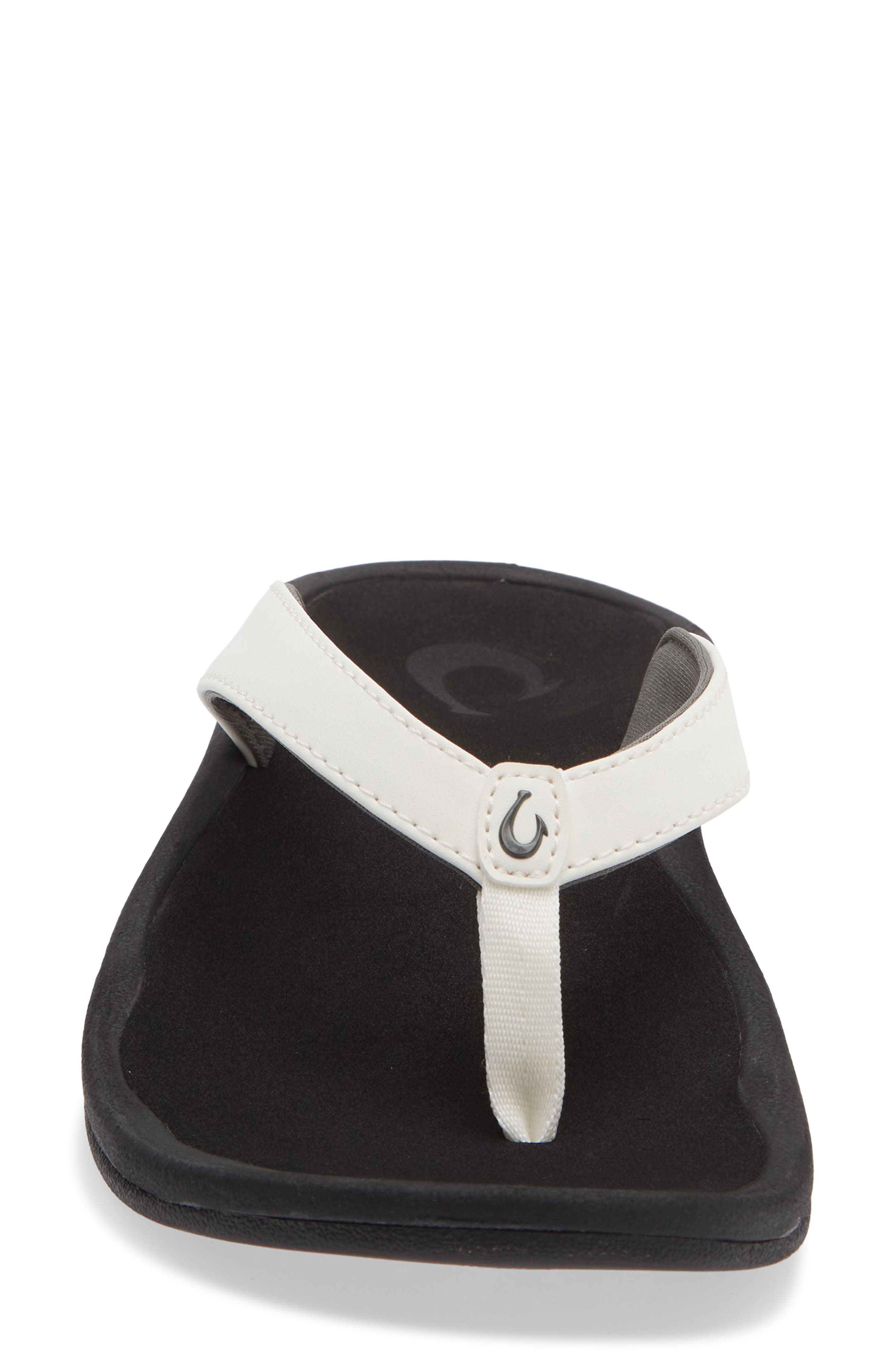 Ohana Flip Flop, Alternate, color, WHITE SAND/ BLACK