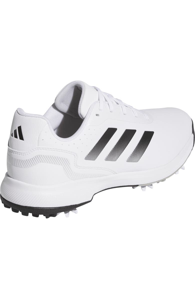 adidas Traxion Response Spikeless Golf Shoe, Alternate, color, White/ Black