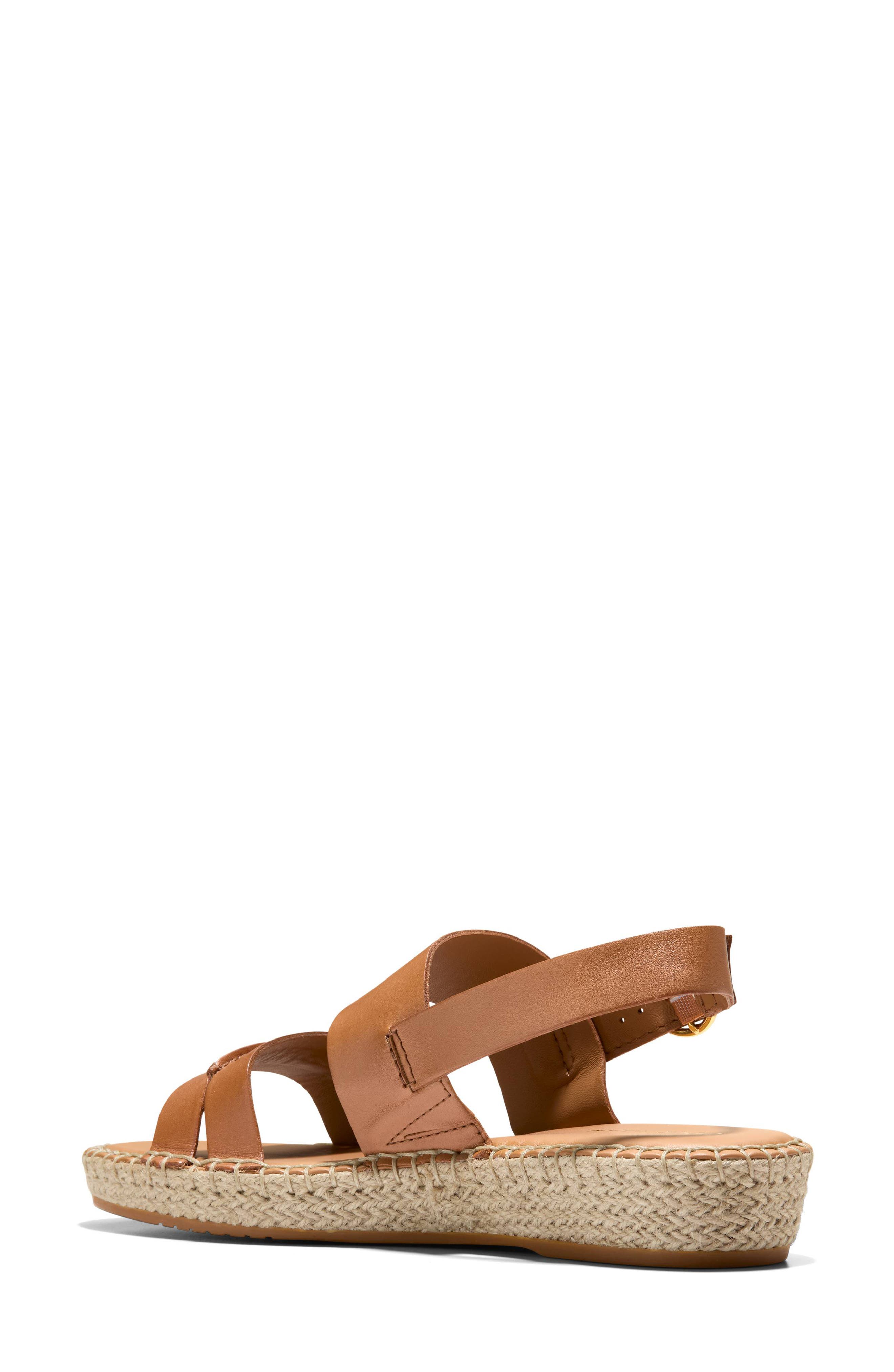Cloudfeel Tilden Sandal, Alternate, color, PECAN LEATHER