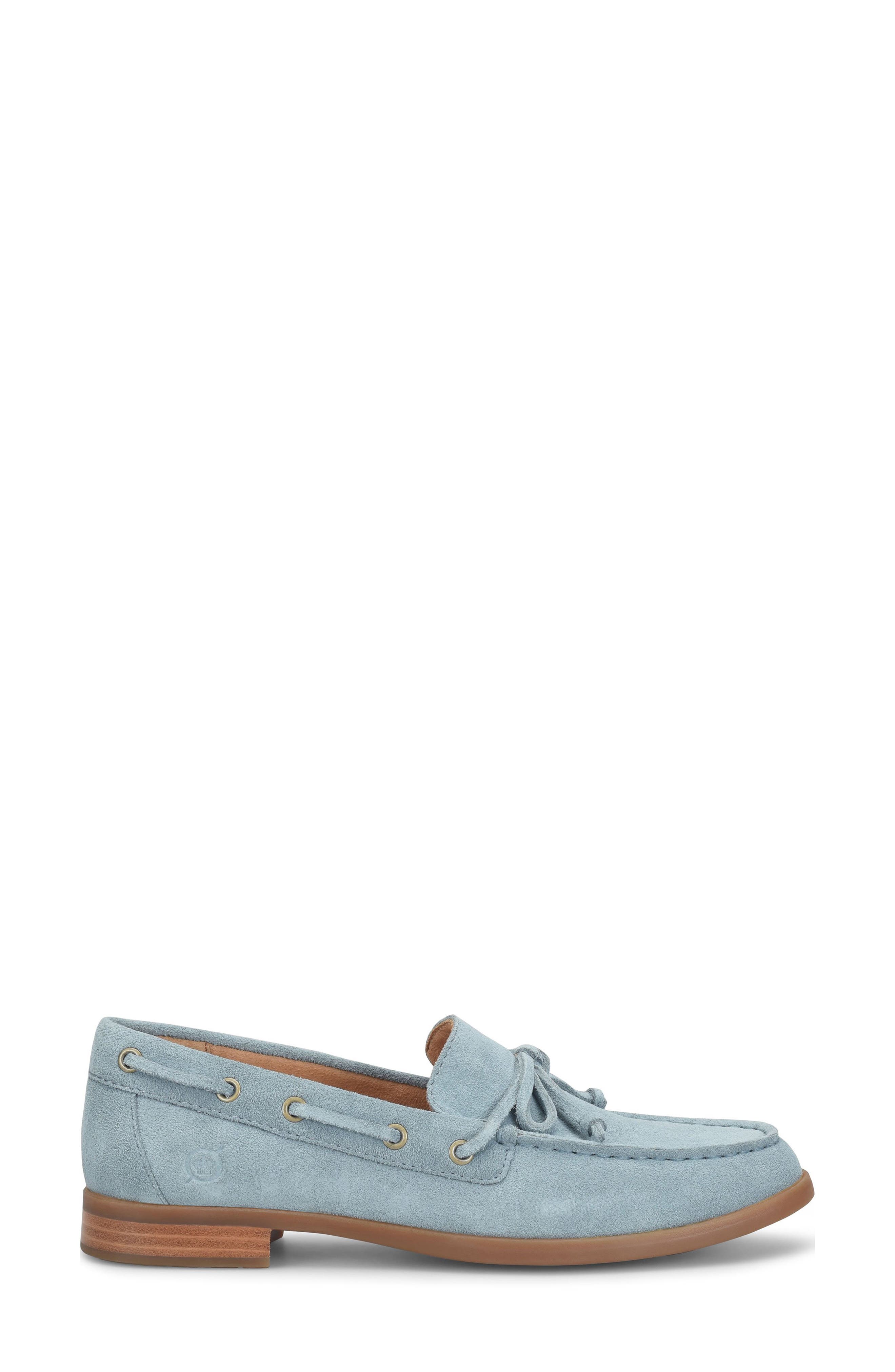 Callie Boat Shoe, Alternate, color, LIGHT BLUE SUEDE