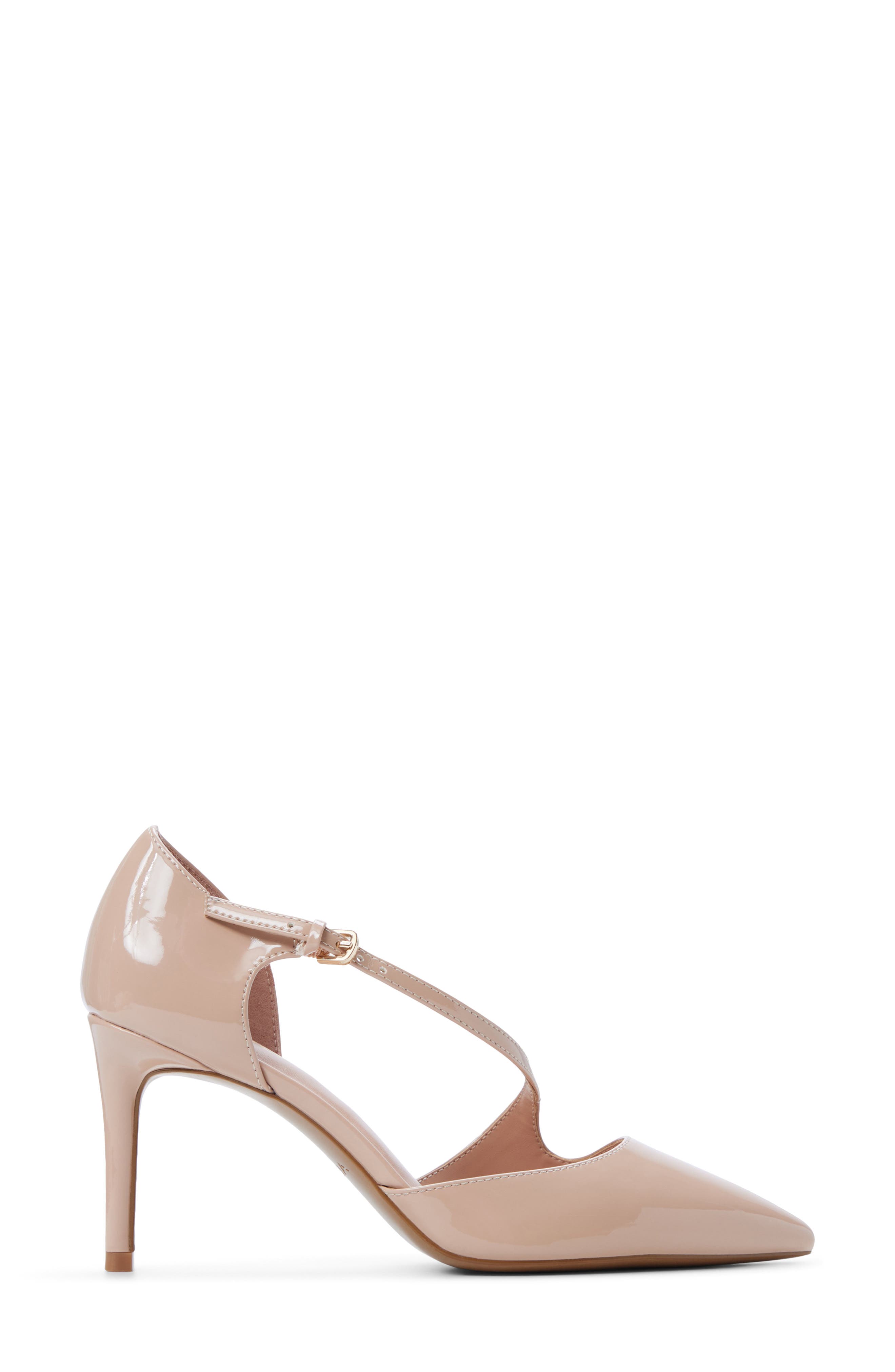 Dakohta Faux Leather Pump, Alternate, color, RUGBY TAN SYNTHETIC PATENT