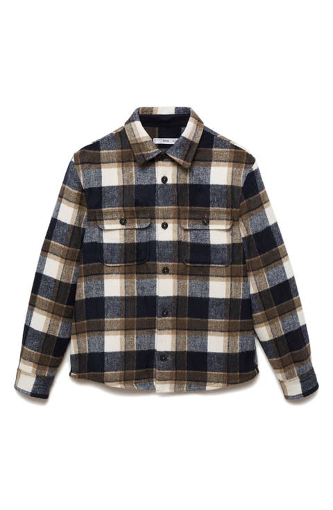Check Flannel Overshirt