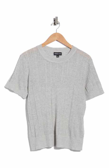 Variegated Rib Crewneck Sweater
