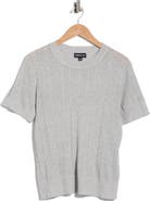 Kenneth Cole Variegated Rib Crewneck Sweater