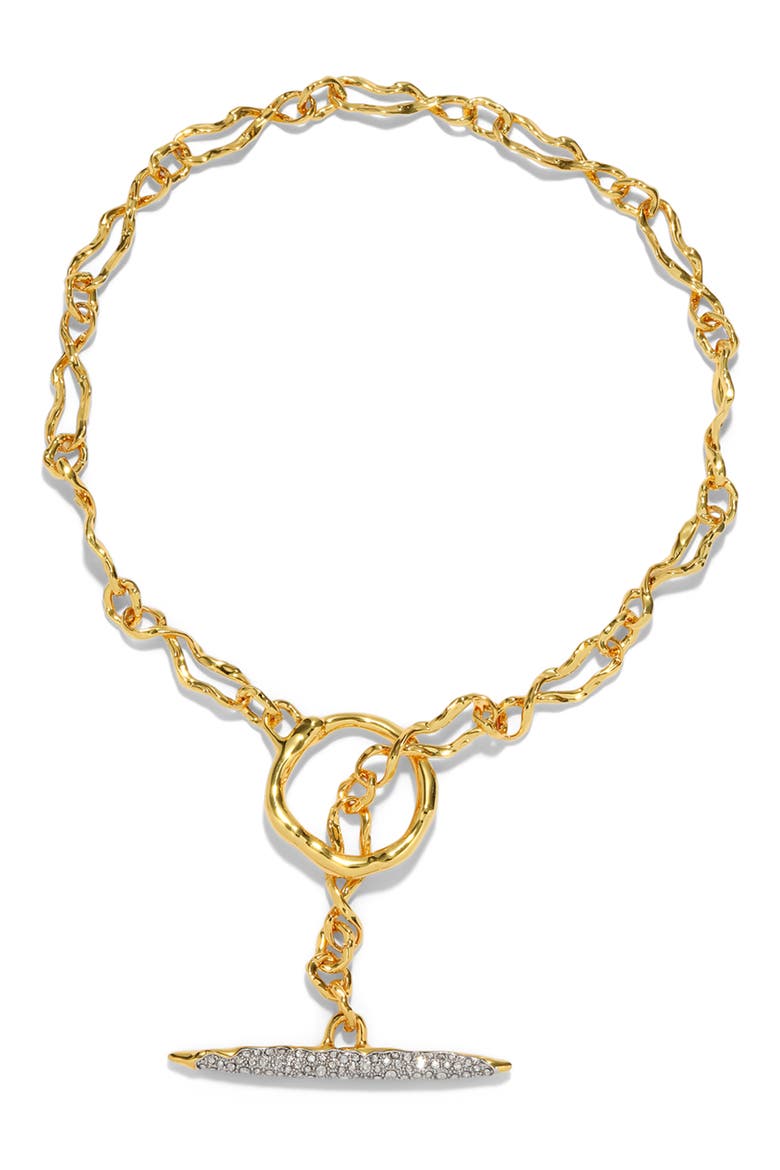 Solanales Crystal Toggle Pendant Necklace, Alternate, color, CRYSTALS