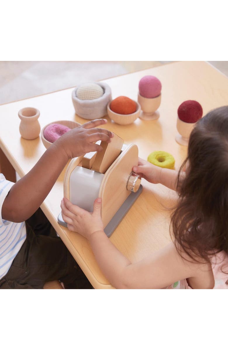 Kaplan Early Learning Company Pretend Play Pop Up Toaster, Alternate, color, Multicolored